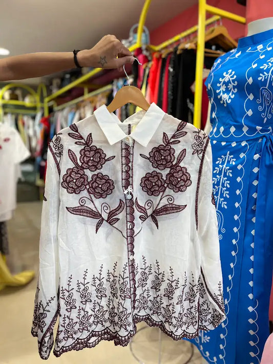 THREAD WORK CLASSY SHIRT