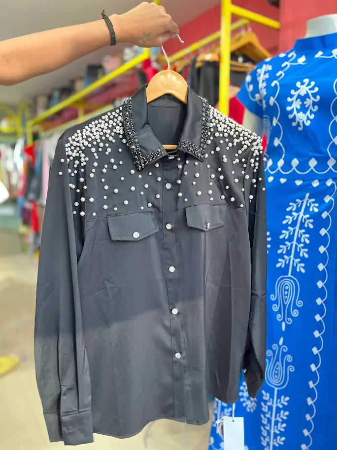 PEARL BLACK SHIRT