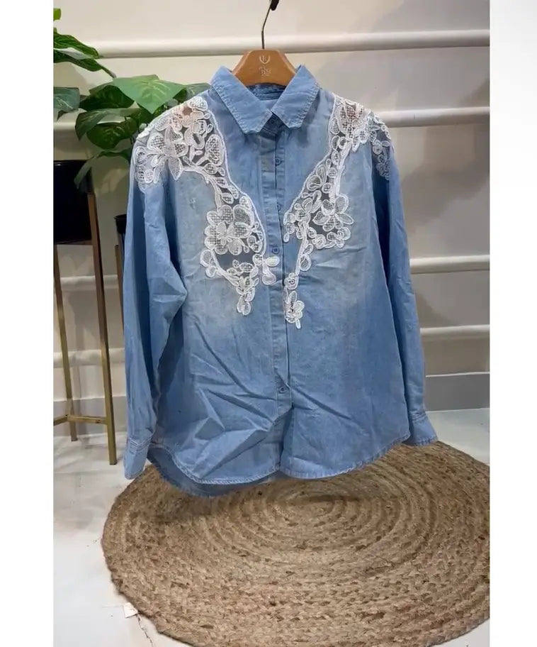 BLUE DENIM SHIRT