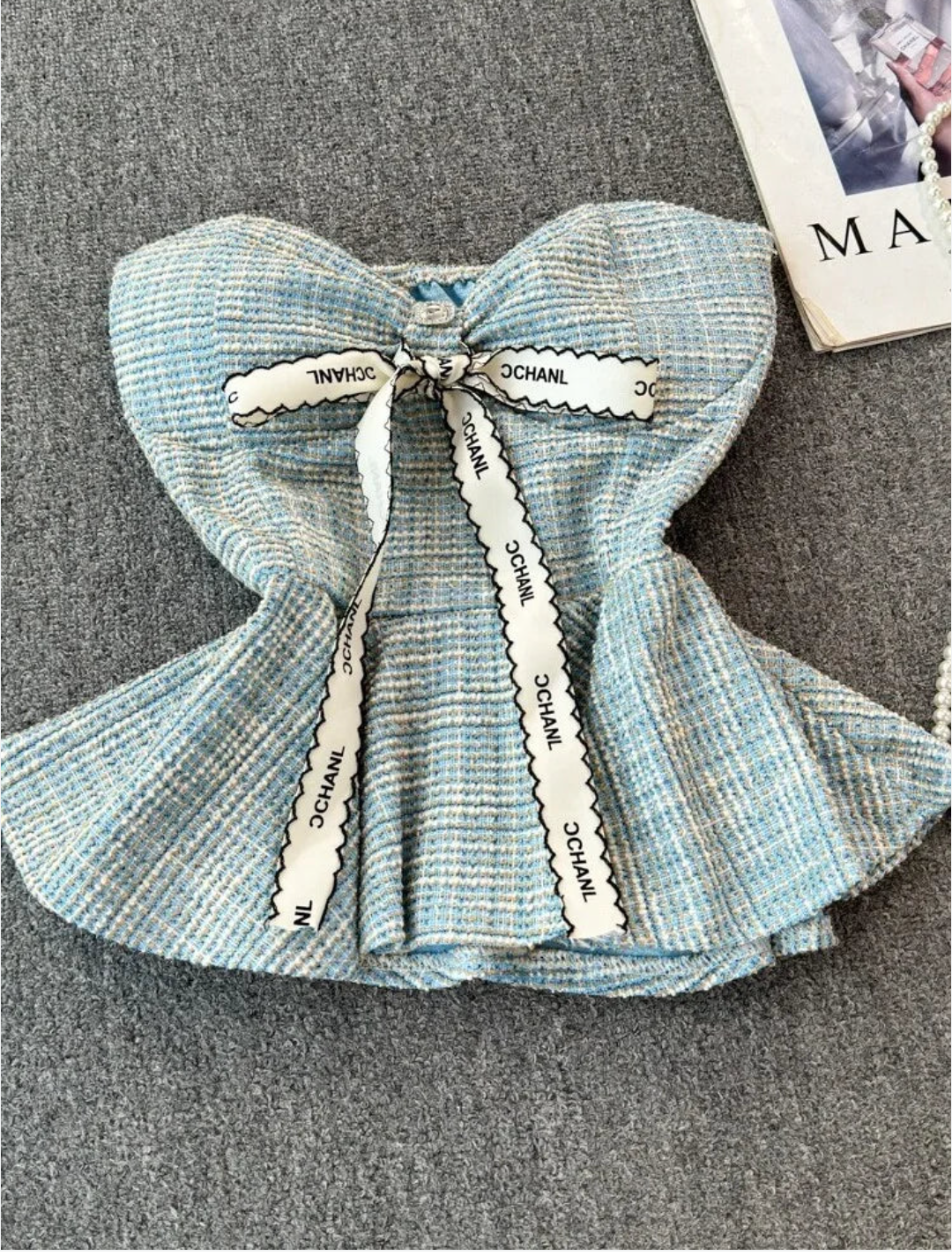 CORSET TOP WITH BAND