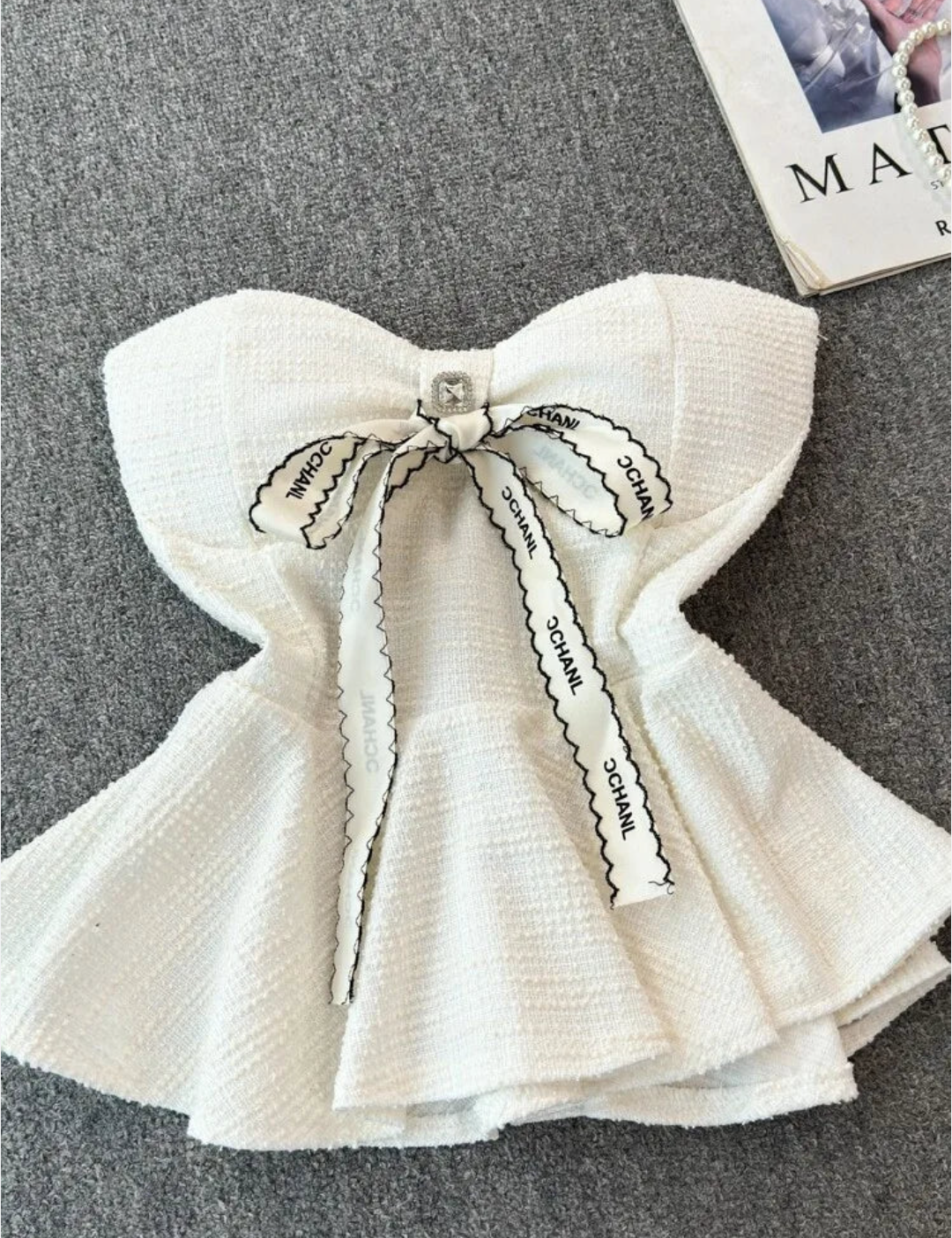 CORSET TOP WITH BAND