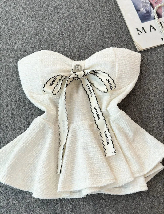 CORSET TOP WITH BAND