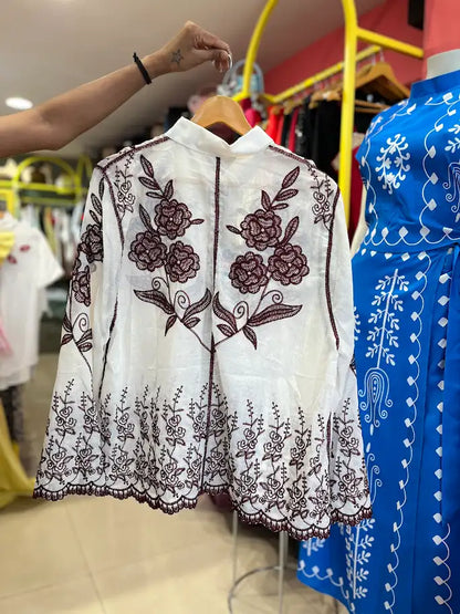 THREAD WORK CLASSY SHIRT