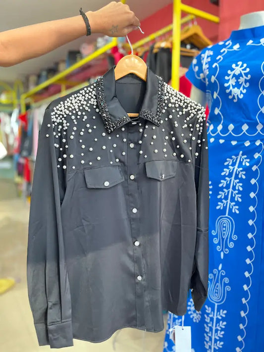 PEARL BLACK SHIRT