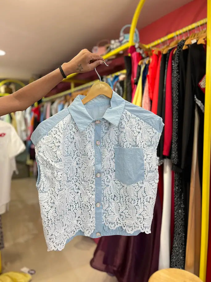 NET DEMIN SHORT JACKET