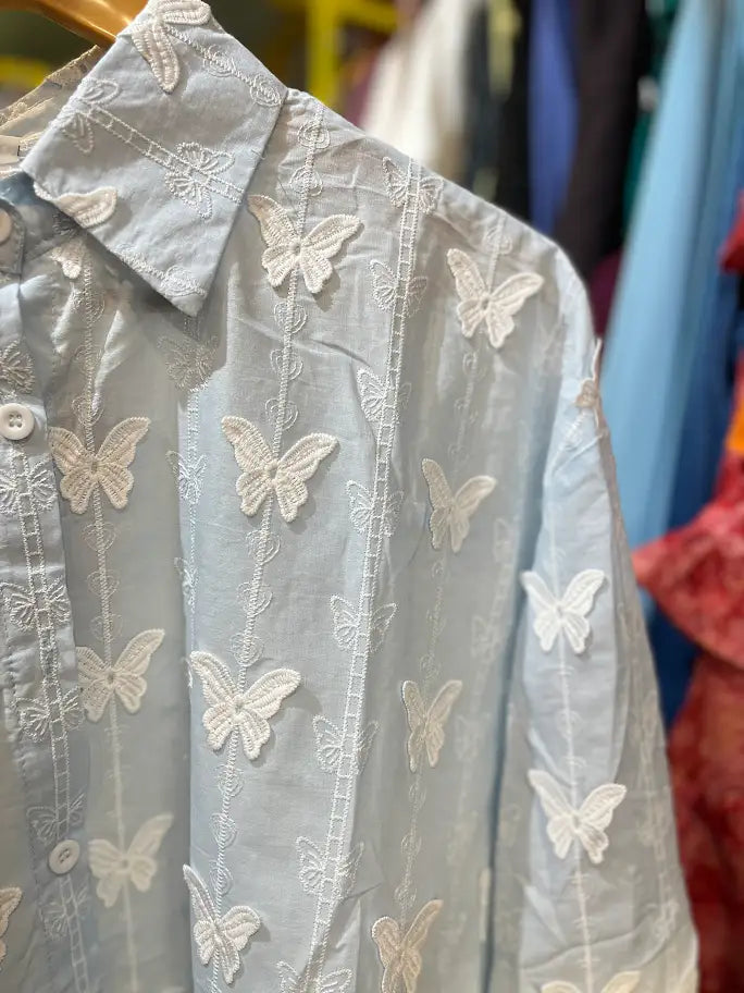 BUTTERFLY DENIM SHIRT