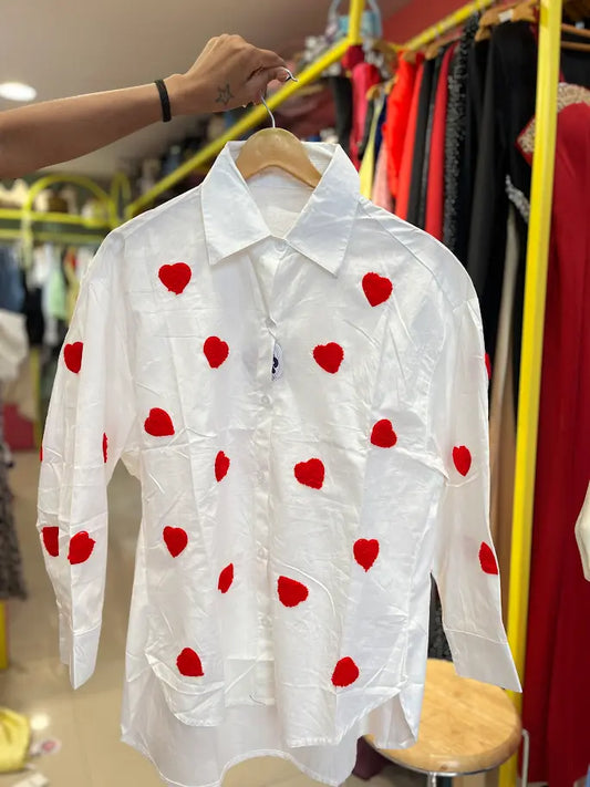 MINI HEART OVERSIZED SHIRT