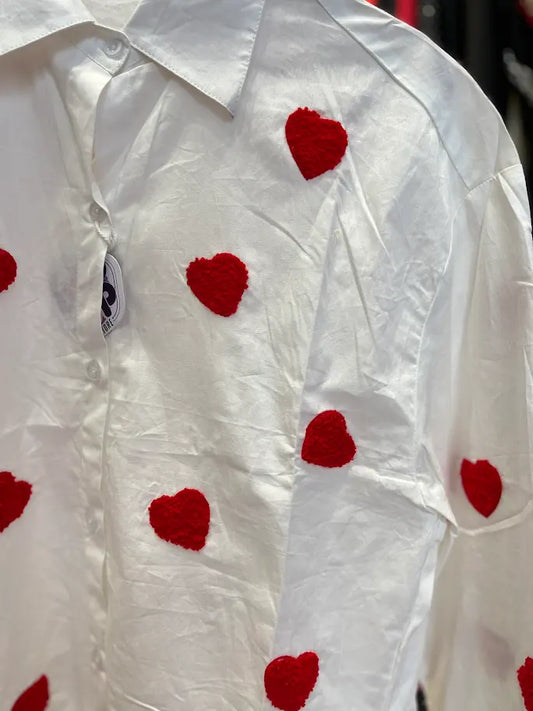 MINI HEART OVERSIZED SHIRT