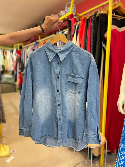 BOW DEMIN SHIRT