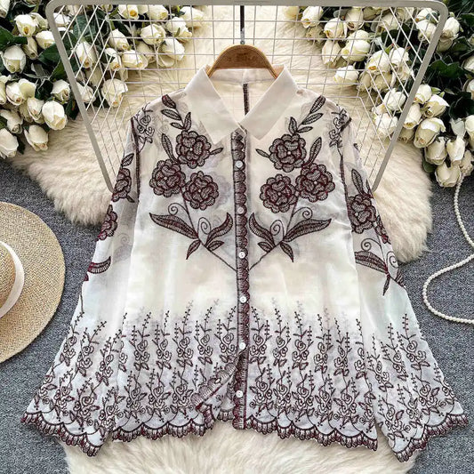 THREAD WORK CLASSY SHIRT